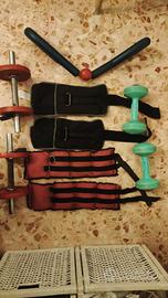 pesi e attrezzi palestra