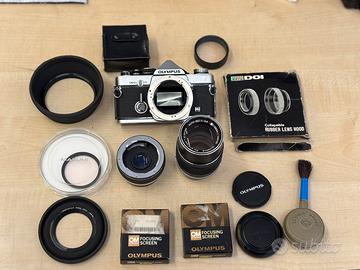 Olympus OM-2 N + obbiettivo zuiko Auto-T f=135mm