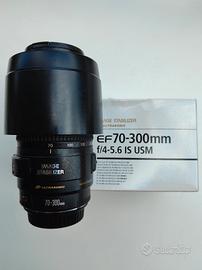 obiettivo CANON EF 70-300mm f/4-5.6 IS USM