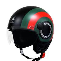 Casco Rodeo Drive Nero / rosso / verde opaco