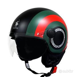 Casco Rodeo Drive Nero / rosso / verde opaco