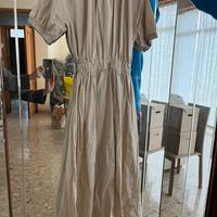 Vestito Vicolo grigio con schiena scoperta tg 42