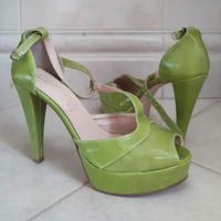 Scarpe con tacco verdi