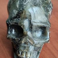 Teschio di cristallo di labradorite