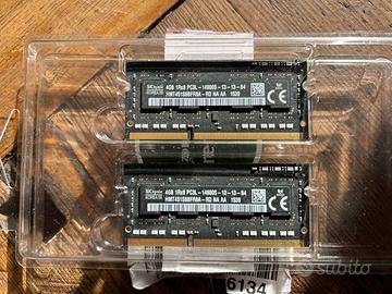 8GB RAM (2 x 4GB) DDR3L 1866MHz SK Hynix