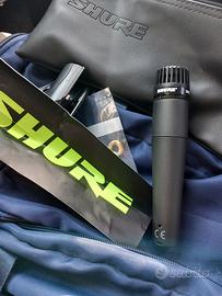 microfono Shuresm57, samson C01 condensatore,zzipp