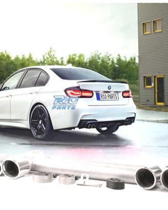 SISTEMA DI SCARICO BMW F30 F31 LOOK M DOPPIO
