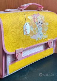 Cartella Zaino borsa cartellina Barbie vintage 