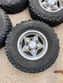 GOMME E CERCHI BWA DA 15 LAND ROVER CLASSIC