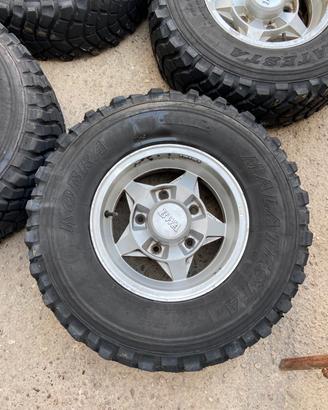 GOMME E CERCHI BWA DA 15 LAND ROVER CLASSIC