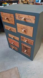 cassettiera " cassette di vino" 