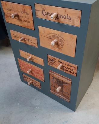 cassettiera " cassette di vino" 