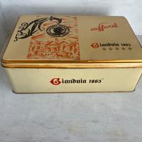 Scatola di latta Caffarel Gianduia 1865