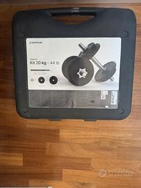 Kit manubri 20kg decathlon