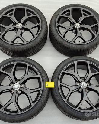 4 Cerchi In Lega Gomme Originali Alfa Romeo Giulia