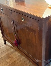 Credenza Buffet in Stile Antico con Cassetti e Ant