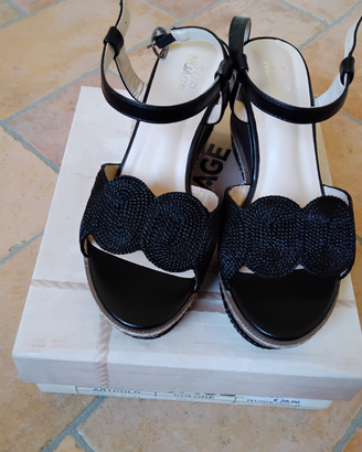 Sandalo donna nero numero 37
