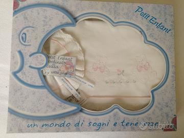 Coordinato lenzuola per culla bambina