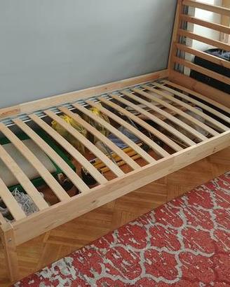 Lettino legno IKEA completo
