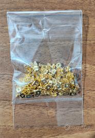 Fermagli oro per orecchini bigiotteria 