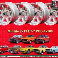 4 pz cerchi BMW Opel Volkswagen Minilite 7x13 ET-7