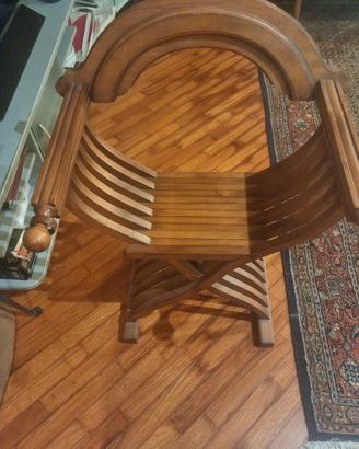 sedia da studio in legno 