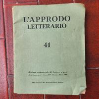 L'approdo letterario, 1968