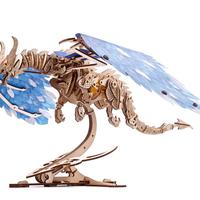 Puzzle 3D in legno "Il drago della tempesta"