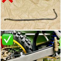 TUBO FRENO POSTERIORE IN TRECCIA KAWASAKI KX 500 D