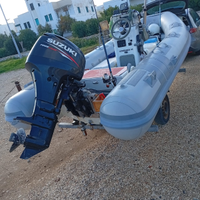 Gommone+motore+carrello