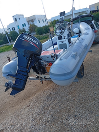 Gommone+motore+carrello