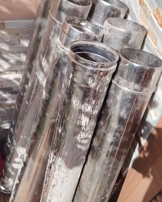  Tubatura 8 metri acciaio inox per canna fumaria