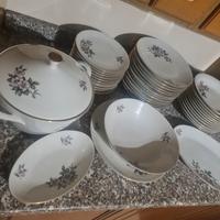 servizio di piatti in porcellana 