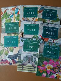 Calendari Erbolario vecchi e nuovi 