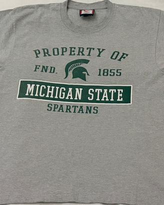 Michigan State Maglietta Grigia