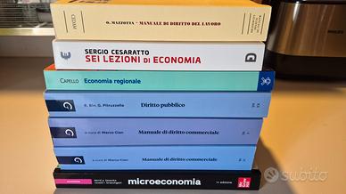 Libri testo universitari facoltà economia