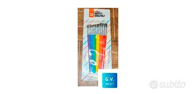 12 pennelli dell Artist Brushes (nuovo mai aperto)