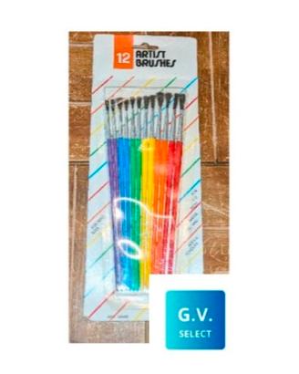 12 pennelli dell Artist Brushes (nuovo mai aperto)