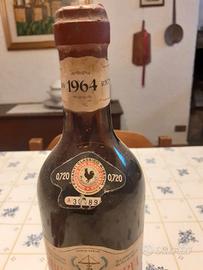 Bottiglia chianti riserva Brolio anno 1964