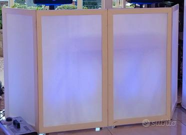 Pannelli per copertura postazione DJ