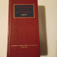 Calendario atlante De Agostini 1977