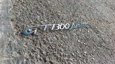 fregio scritta "GT 1300 Junior" epoca alfa romeo