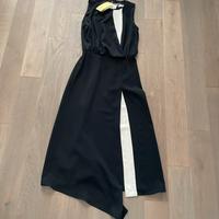 Abito lungo donna taglia 42 nero nuovo Max Mara