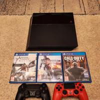 PS4 FAT 500GB + 2 controller + 3 giochi
