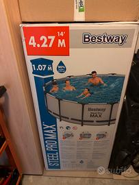 Piscina bestway steel pro max