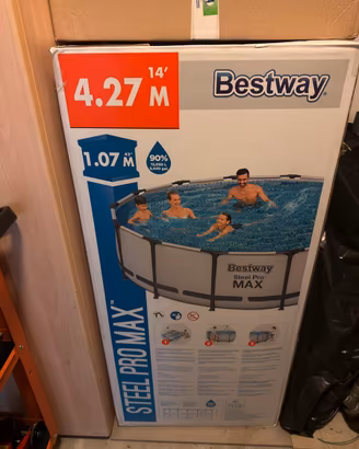Piscina bestway steel pro max
