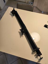 Supporto doppio monitor da scrivania (verticale) –