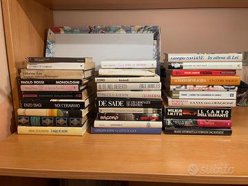 Stock di 30 libri in blocco Generi Vari