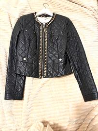 Giubbotto pelle Elisabetta Franchi