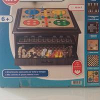 Set giochi da tavolo in legno, NUOVO!